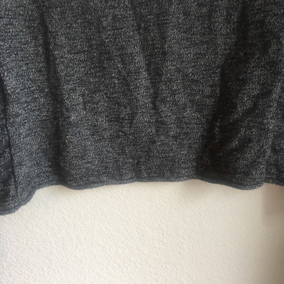 Zara knit boxey heather grey long sleeve sweater size small - Picture 7 of 7